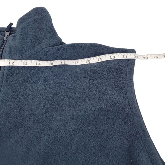 Columbia Mens size XL Fleece Vest Full Zip Blue Sleeveless Jacket Outdoor Hiking - Picture 6 of 8